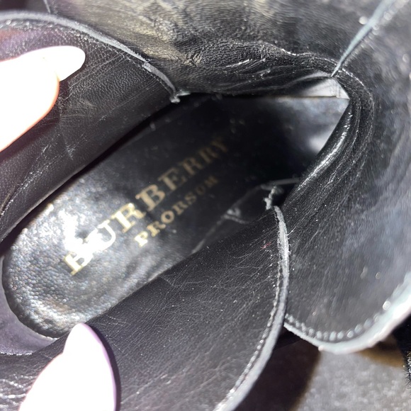Black fur Burberry prorsum boots size 6.5 - Picture 2 of 10
